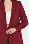 Women's Blazer Jacket with Gathered Sleeves - 4