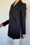 Lined Women's Blazer Jacket with Side Slits - 3