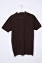Men's Zippered Knitwear T-Shirt - 4