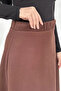 Elastic Waist Cashmere Hijab Skirt - 4