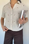 Women's Embroidered Linen Shirt - 3