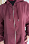 Hooded Zippered Seasonal Hijab Cap - 4