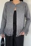 Gülseli Women's Tasseled Knitwear Cardigan - 3