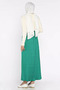 Self-Patterned Hijab Skirt with Elastic Waist (S, M, L, XL Compatible) - 3