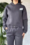 Women's Three-Thread Ruffled Tracksuit Set - 3