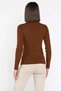 Women's Half Turtleneck Lycra Knitwear Blouse (Fits Sizes S-M-L) - 3