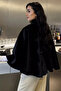 Women's Water Brushed Cashmere Poncho - 6