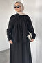 Hijab Drawstring Detailed Waist Tie Tunic Skirt Double Set - 2