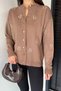 Heart Embroidered Women's Knitwear Cardigan (Available in S-M-L) - 3