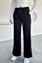 Women's Elastic Waist Double Pocket Palazzo Sweatpants