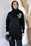 Gülseli Stone Embellished Hijab Knitwear Tunic - 2