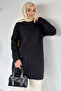 Gülseli Glittery Hijab Knitwear Tunic - 2