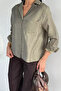 Women's Oversize Shirt with Pockets