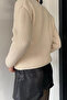 Women's Double Pocket Knitwear Jacket - 4