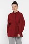 Women's Loose Shirt with Waist Belt Detail - 2