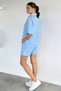 Women's Linen Shirt Shorts Two-Piece Set - 4