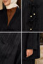 Front-Tie Jacket and Pants Hijab Double Set - 5
