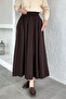 Hijab Skirt with Elastic Waist and Pockets