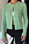 Knitted Patterned Women's Knitwear Cardigan (Available in S, M, L) - 3