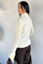 Gülseli Women's Bearded Knitwear Sweater - 4