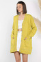 Women's Double Pocket Striped Front Button Knitwear Cardigan - 2