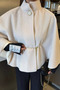 Women's Water Brushed Cashmere Poncho - 3