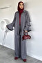 Gülseli Sleeve Ruffled Tunic Elastic Waist Pants Hijab Double Set