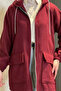 Zippered Hooded Hijab Jacket - 3
