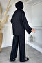 Elastic Waist Trousers Tunic Hijab Double Set - 4