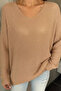 V-neck loose knit blouse (compatible with s, m, l, xl) - 2
