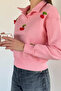 Women's Three-Thread Embroidered Cherry Sweatshirt