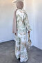 Women's Patterned Tunic Pants Hijab Double Set - 3