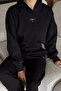 Women's Three Thread Raster Hooded Tracksuit Set - 3