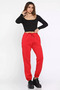 Ribbed Three-Thread Elastic Cuffed Jogger Sweatpants - 2