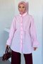 Women's Waist-Tie Hijab Shirt - 4