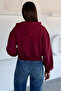 Women's Front Zipper Hooded Double Pocket Sweatshirt - 4