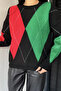 Patterned Women's Crew Neck Knit Sweater - 2