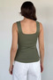 Square Collar Strappy Lycra Women's Knitwear Blouse (Available in S, M, L) - 4
