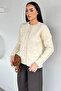 Floral Patterned Knitwear Jacket (Available in S, M, L, XL)