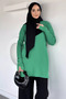 Gülseli Crew Neck Hijab Knitwear Tunic - 3
