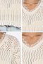 Gülseli Women's V-Neck Knitwear Blouse - 5