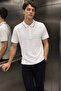 Men's Striped Polo Collar T-Shirt - 2