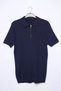 Polo Collar Half Zipper Men's Knitwear T-Shirt - 4