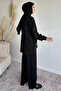 Women's Bead Embroidered Hijab Shirt and Pants Two-Piece Set - 3
