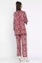 Women's Patterned Kimono Pants Double Set - 3