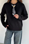 Gülseli Women's Crew Neck Knitwear Sweater with Scarf Accessory - 2