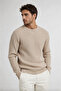 Men's 5-Piece Winter Combination Set – 2 Quilted Zippered Coats + 3 Crew Neck Cotton Ribbed Thick Knit Sweaters - 5