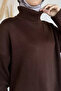 Gülseli Turtleneck Slit Hijab Knitwear Tunic - 3