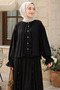 Gülseli Ruffled Shirt and Elastic Waist Skirt Two-Piece Set