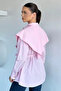 Women's Collar Detailed Waist Tie Shirt - 4